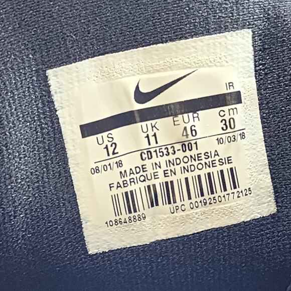 Nike Air Max Plus TN Hyper Crimson CD1533-001 Sneakers Black Orange US 12 - Fair - Picture 8 of 8